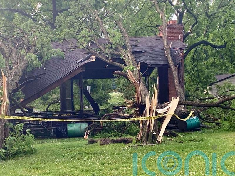 Toddler killed and mother injured during tornado in Detroit suburb