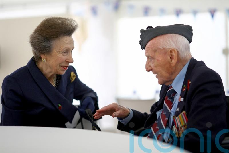 Princess Royal pays tribute to D-Day veterans ahead of Normandy service
