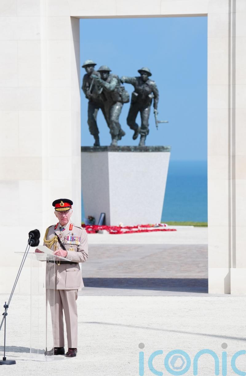 King speaks of ‘profound’ gratitude to D-Day veterans on 80th anniversary