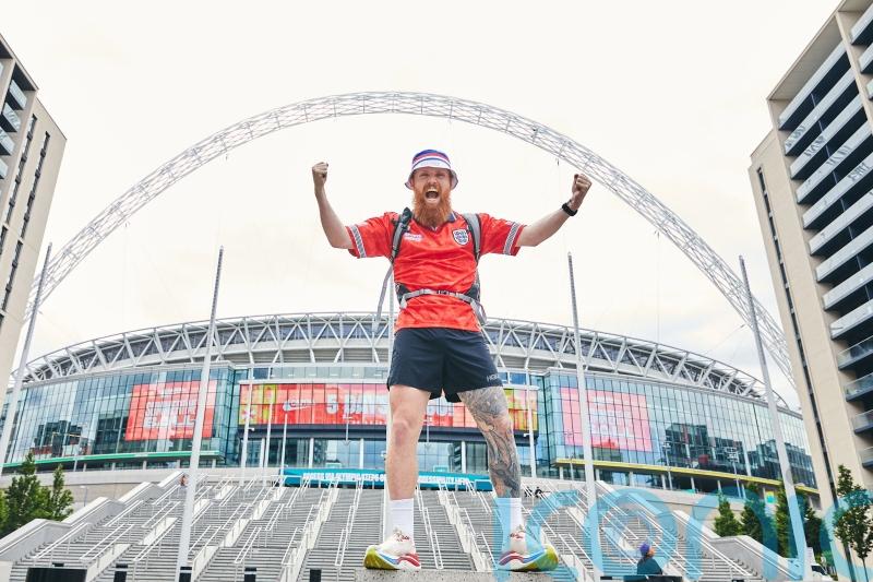 ‘Hardest Geezer’ running to Germany to ‘support the boys’ in Euro 2024 campaign