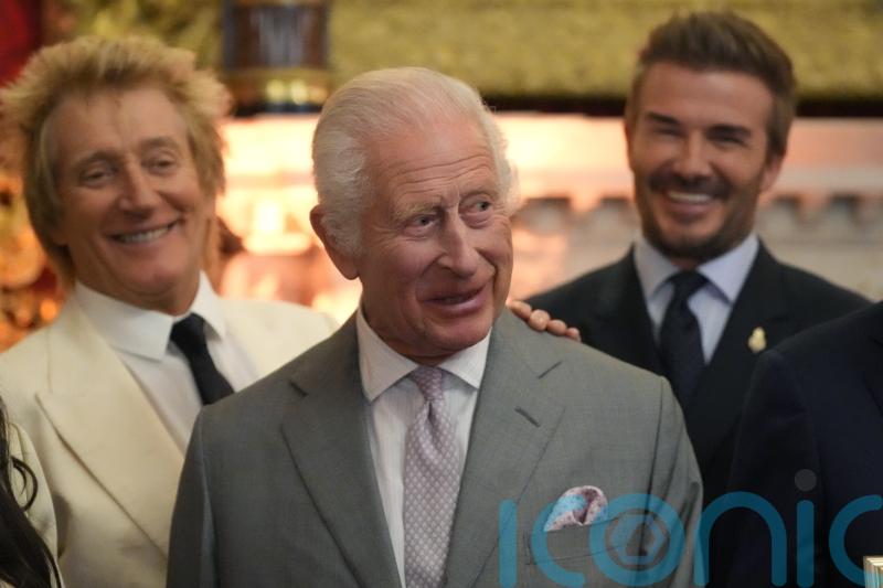 King celebrates foundation with David Beckham and Sir Rod Stewart