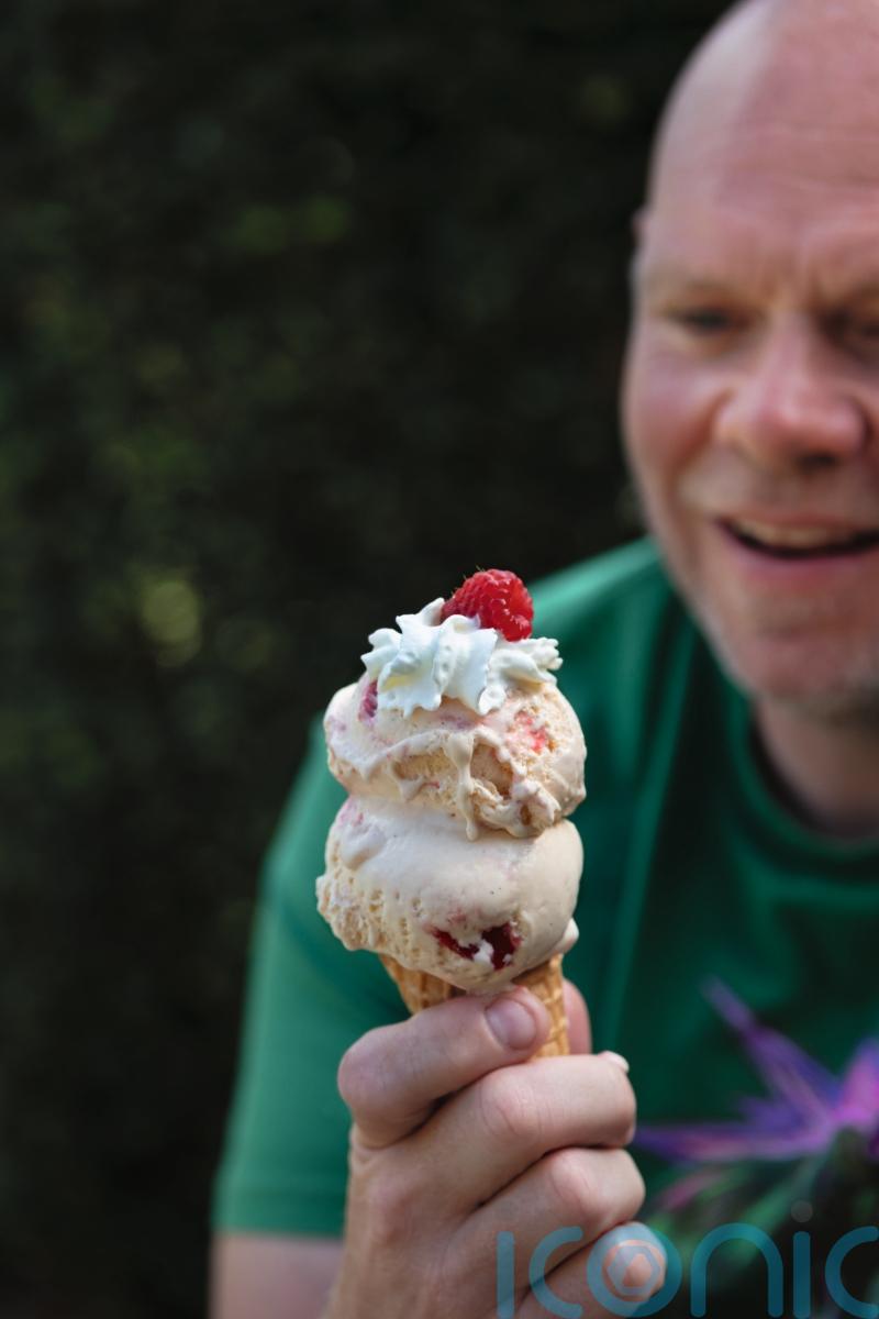 Tom Kerridge’s raspberry ripple ice cream recipe