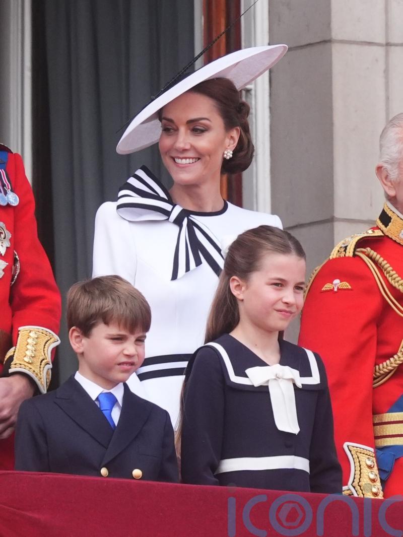 Princess of Wales wears monochrome Jenny Packham for Trooping the Colour