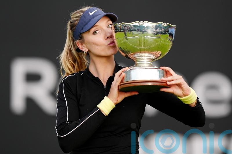 Katie Boulter beats Karolina Pliskova to retain Nottingham Open title