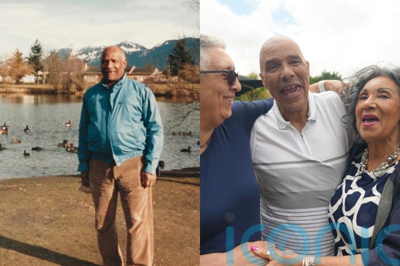 ‘I feel whole now’ – Trio of siblings in their 70s meet for the first time after discovering they have the same dad