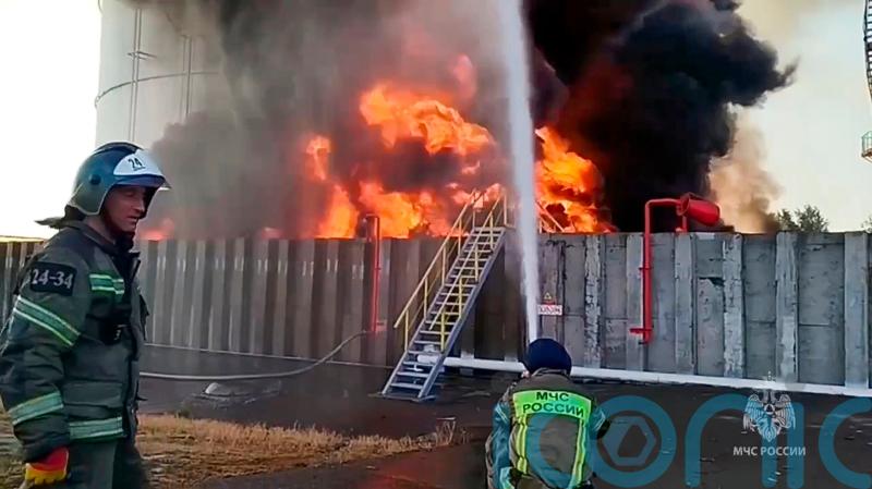 Ukraine claims responsibility for attack on Russian oil storage tanks