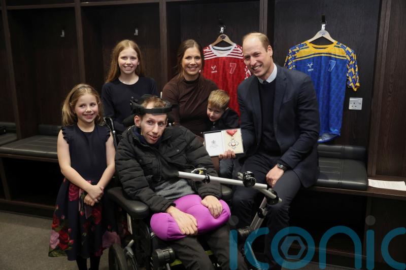 William’s message to Rob Burrow’s family ‘something we will treasure forever’