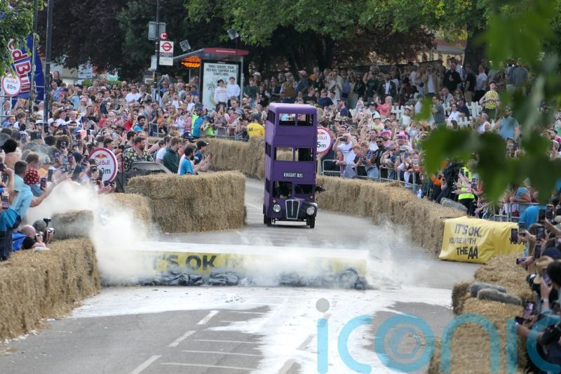 Thousands descend on Alexandra Palace to witness return of Red Bull Soapbox Race