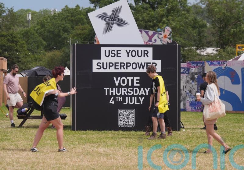 Just Vote: Glastonbury ‘politically charged’ in week before General Election