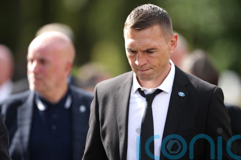 Kevin Sinfield leads sport stars paying respects at funeral of Rob Burrow