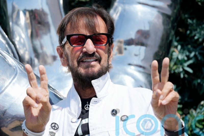 Ringo Starr marks 84th birthday on stage with message of ‘peace and love’