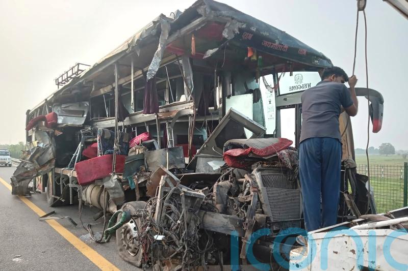 At least 18 dead in double-decker bus crash in northern India