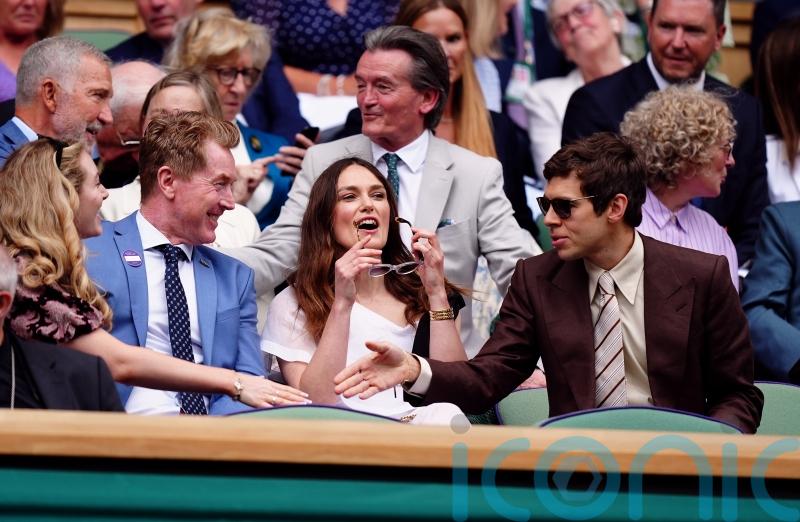 Keira Knightley and husband James Righton among crowd on day 10 of Wimbledon