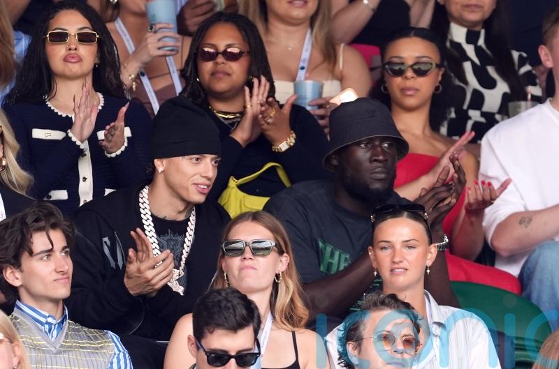 Stormzy, Charli XCX and Central Cee watch Wimbledon women’s semi-final