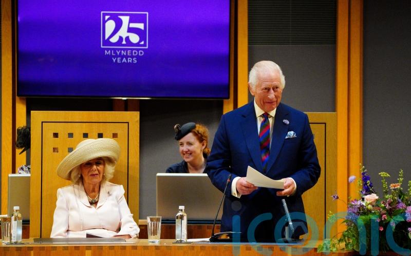 King hails Senedd as &lsquo;essential to life of Wales&rsquo; as he marks 25th anniversary
