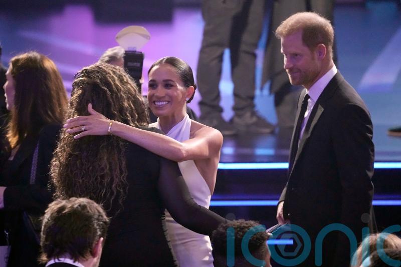 Meghan arrives at US awards ceremony in support of honouree Harry