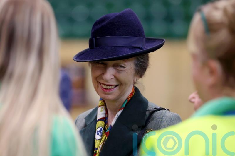 Anne presents horse-riding awards in first public appearance since accident