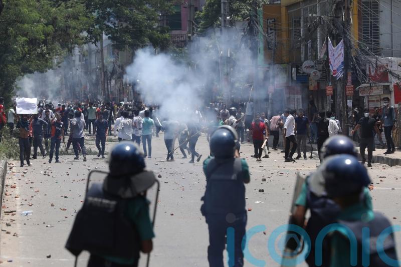 Bangladesh security forces fire bullets and sound grenades as protests escalate