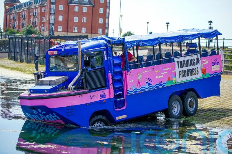Amphibious vehicle has final checks in Liverpool with dock tours set to return