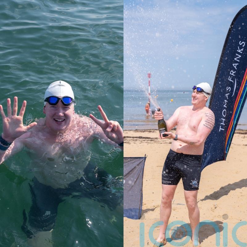 &lsquo;Dream come true&rsquo;: Explorer swims world&rsquo;s Seven Seas to honour late grandfather