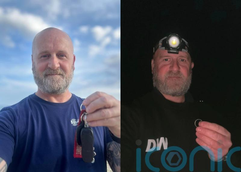 Metal detectorist dubbed Batman after reuniting hundreds with lost items
