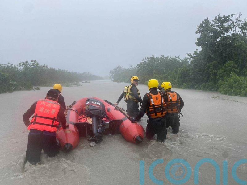 Typhoon Gaemi hits China after leaving 25 dead in Taiwan and Philippines
