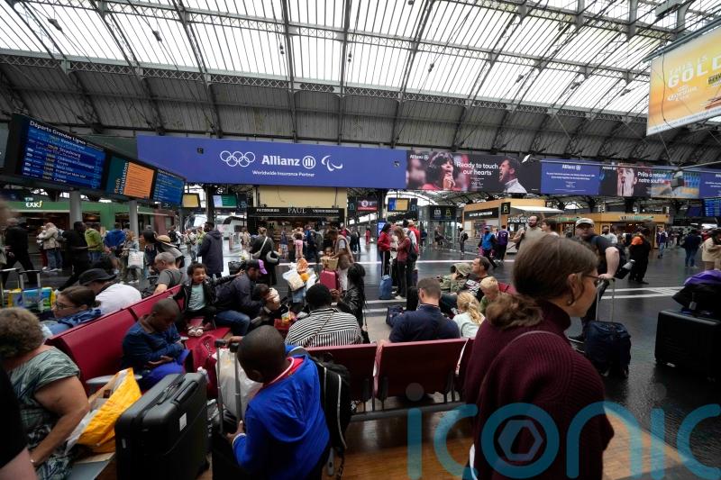 Rail arson attacks aimed at blocking trains to Paris Games, says PM