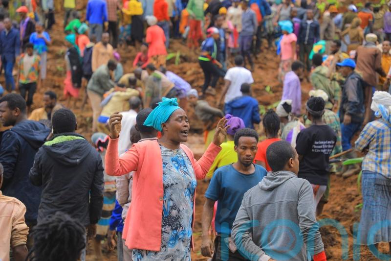 Ethiopia declares three days of mourning as toll of mudslide victims increases
