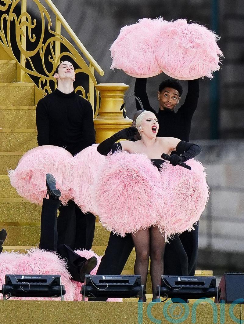 Lady Gaga sings in French during performance at Paris Olympics opening ceremony