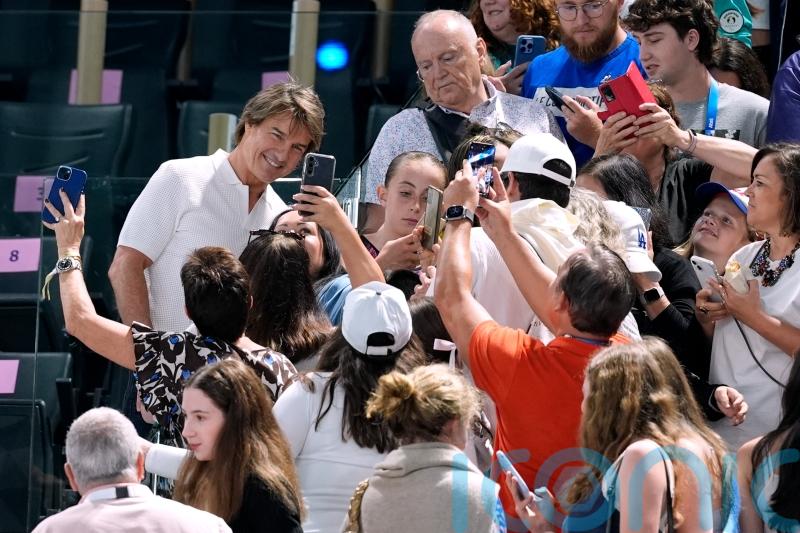 Star-studded crowd watches Simone Biles’ Olympics return