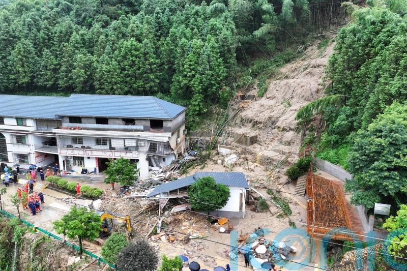 15 killed by mudslide in China amid heavy rain from tropical storm Gaemi