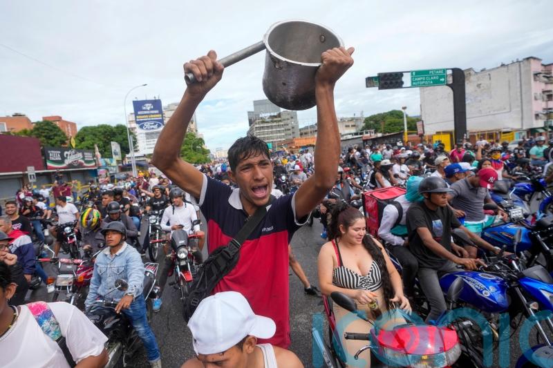 Protests as Maduro declared winner of Venezuela’s disputed presidential election
