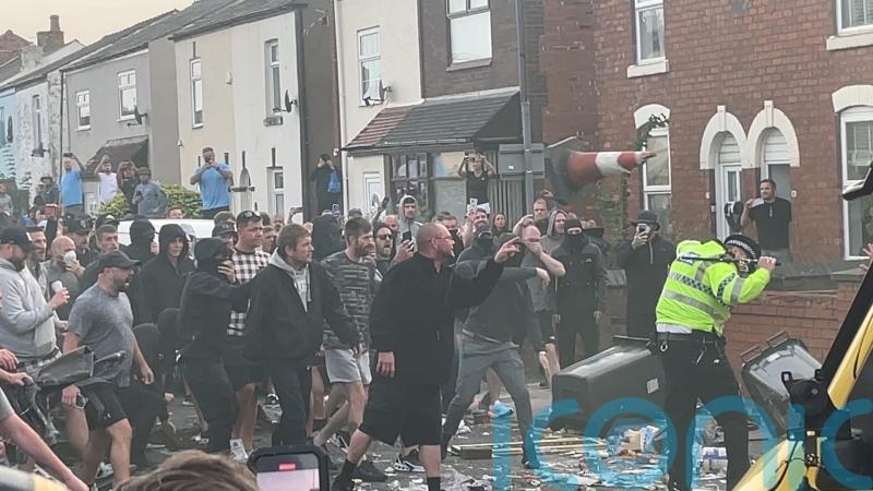 Nearly 40 police officers injured in Southport violent disorder