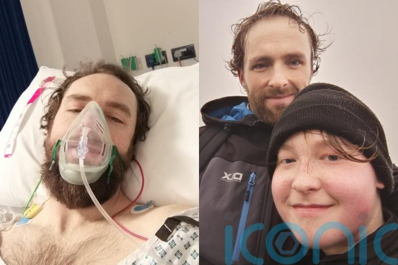 We share my kidneys: Dad’s organ donation saves son’s life after extremely rare condition ‘attacked’ teenager’s body