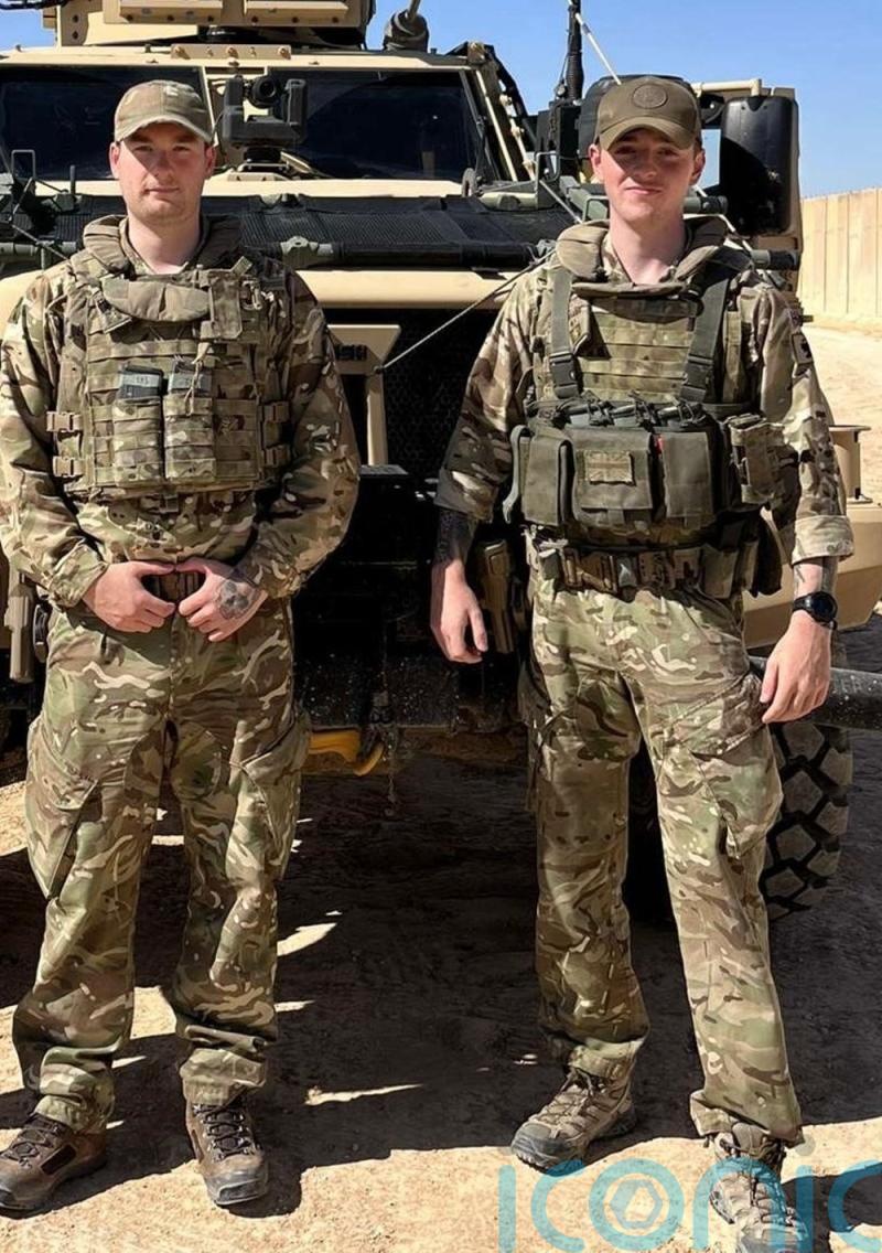 Pair who grew up as neighbours now serving side-by-side in the Army