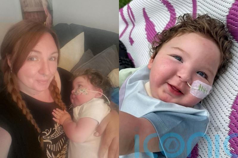 Mum whose new baby was diagnosed with spinal condition after he suddenly stopped moving aims to raise £10k for support