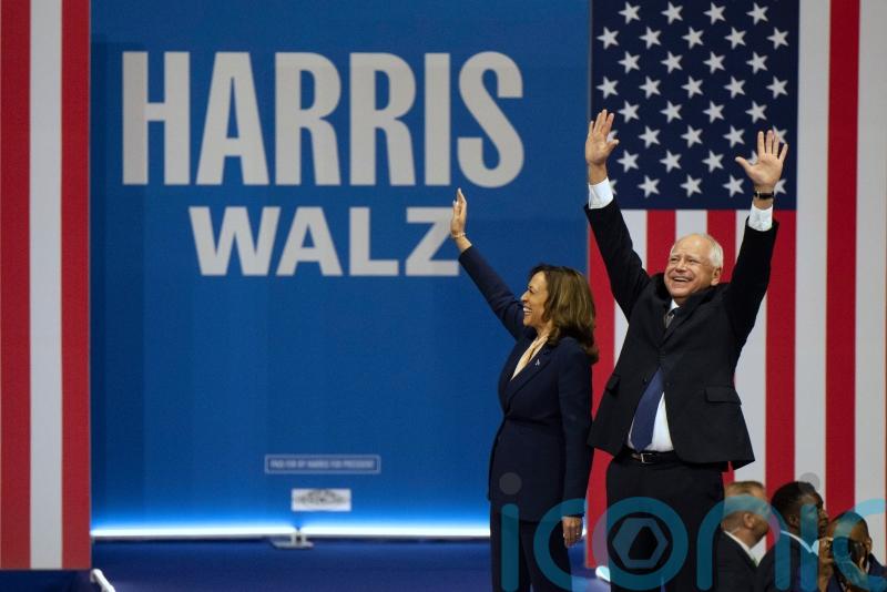 Kamala Harris introduces Tim Walz as running mate at raucous Philadelphia rally