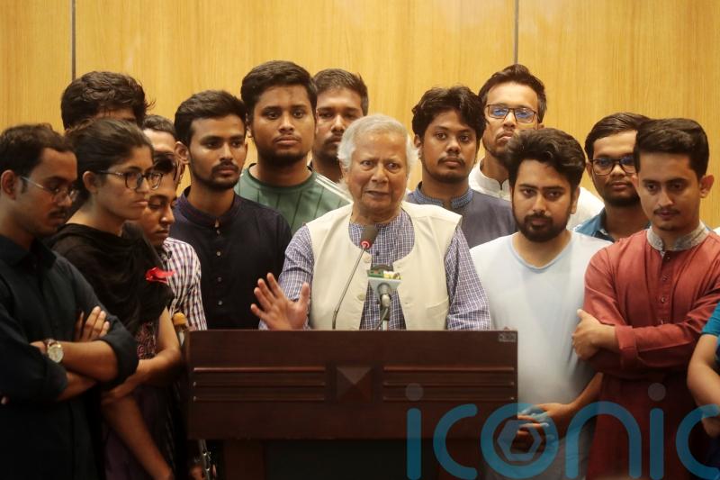 Interim leader takes helm in Bangladesh in bid to bring peace ahead of elections