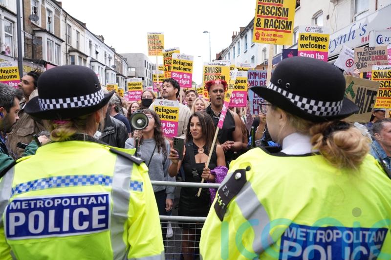 Man held suspected of ‘encouraging murder’ after Walthamstow demo