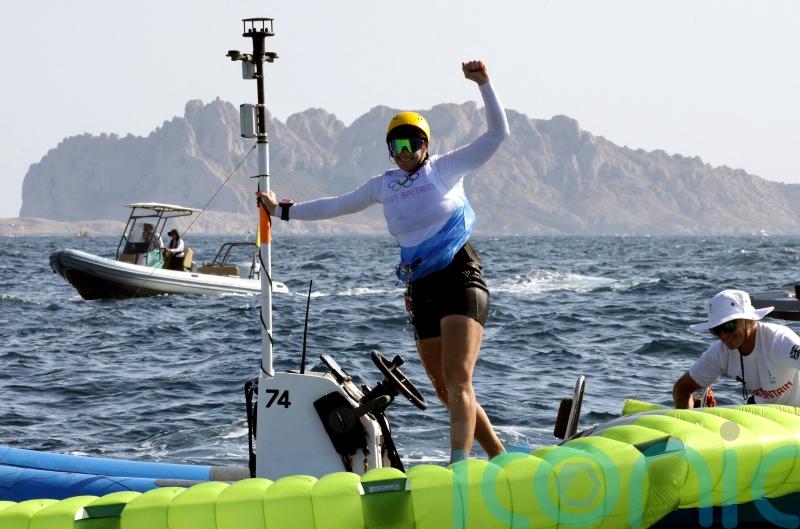 Ellie Aldridge secures kitesurfing Olympic title after days without GB gold