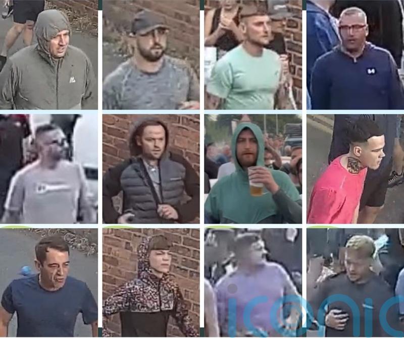 Police forces issue more CCTV images in appeals to identify disorder suspects