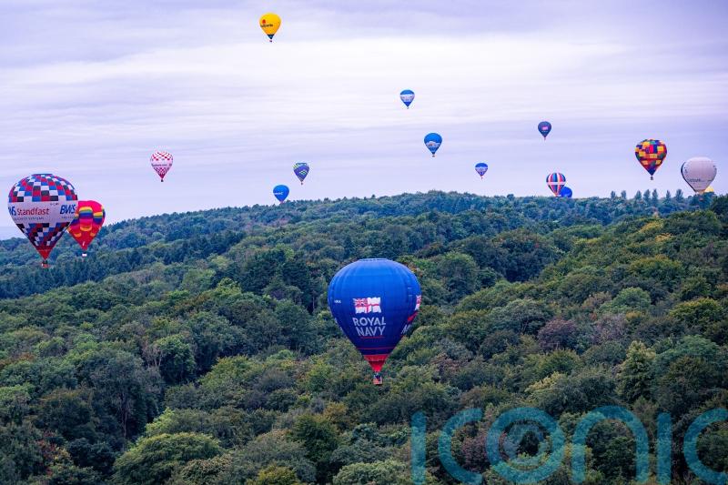 In pictures: Up, up and away – Hot air balloons add colour to Bristol skyline