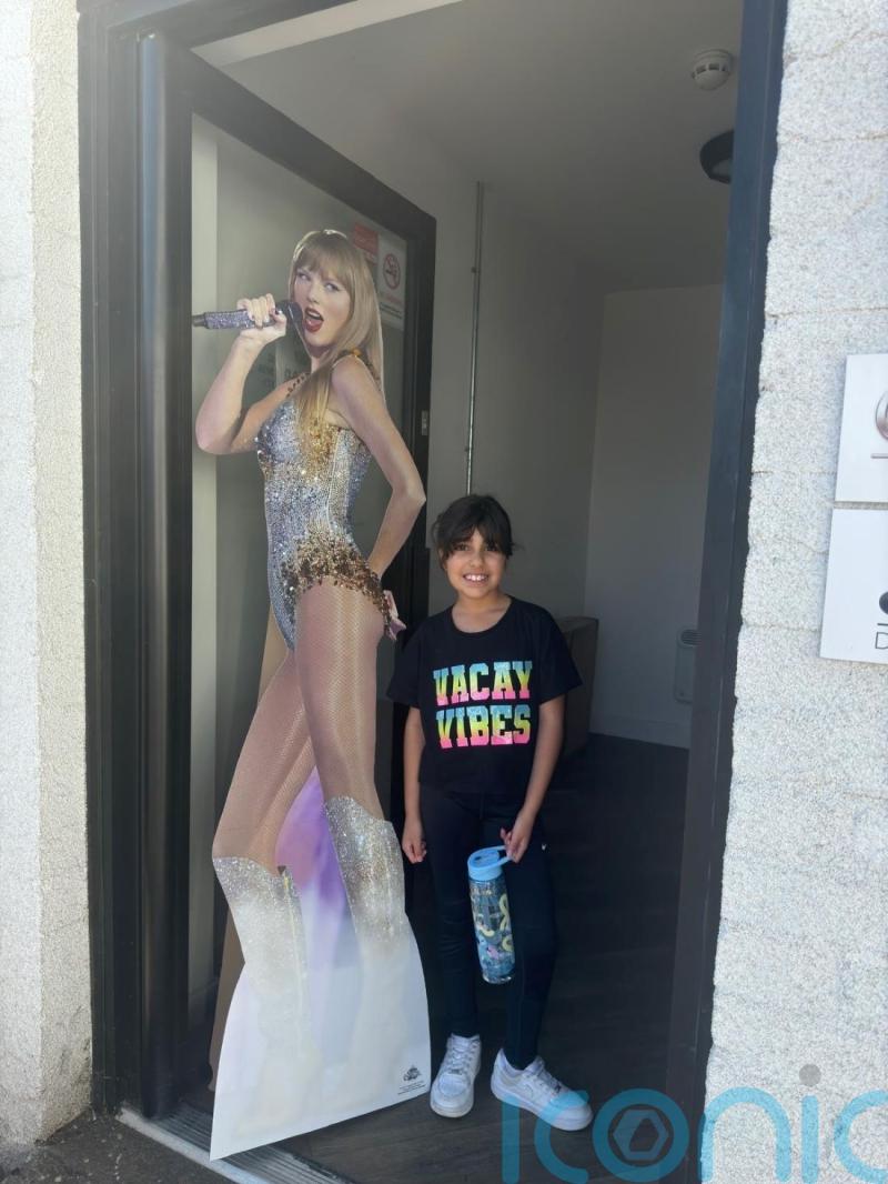 Alice, nine, pictured waiting for Taylor Swift dance class before stabbing