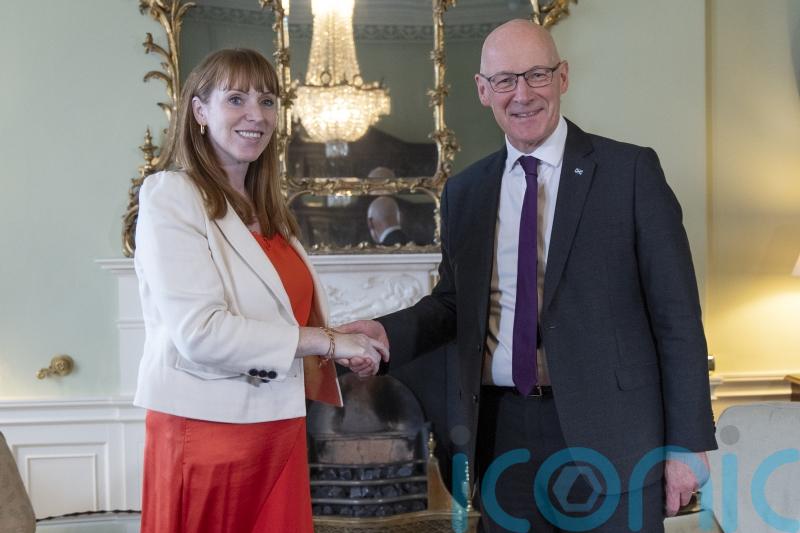 Swinney challenges Rayner over winter fuel payments during talks in Edinburgh
