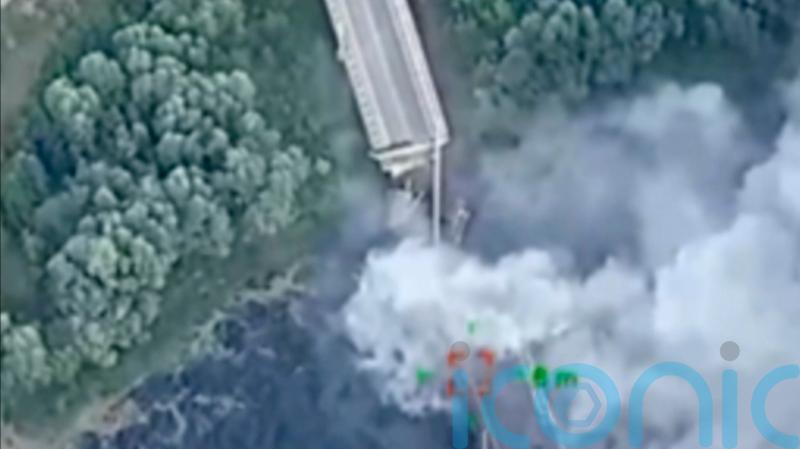 Ukrainian forces target second key bridge in Russian incursion