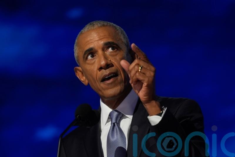 Obamas share warnings about Trump amid rousing Harris endorsements