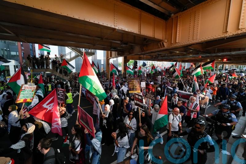 Police ready for final day of protests at DNC after night of no arrests