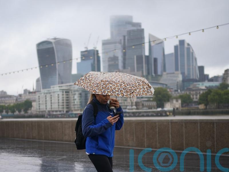Up to 70mm of rain forecast for parts of UK as yellow weather warning issued