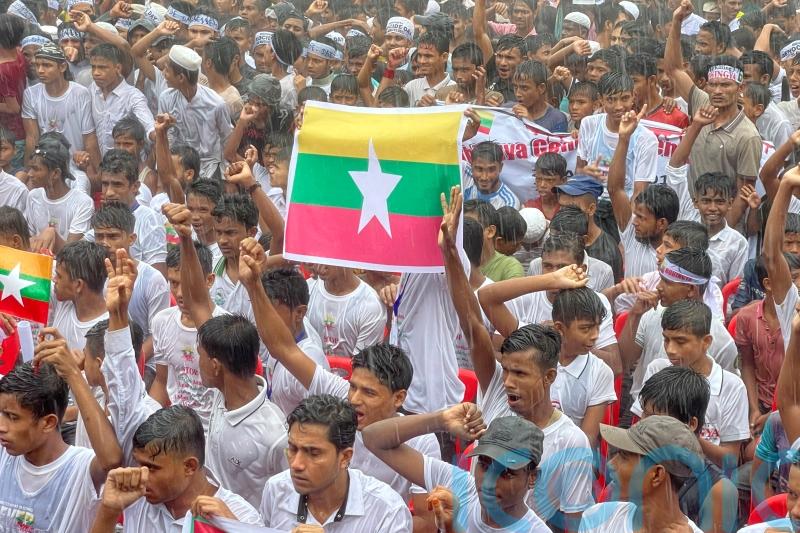 Rohingya refugees mark anniversary of exodus and demand safe return to Myanmar