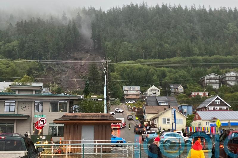 One person killed and three injured in Alaska landslide